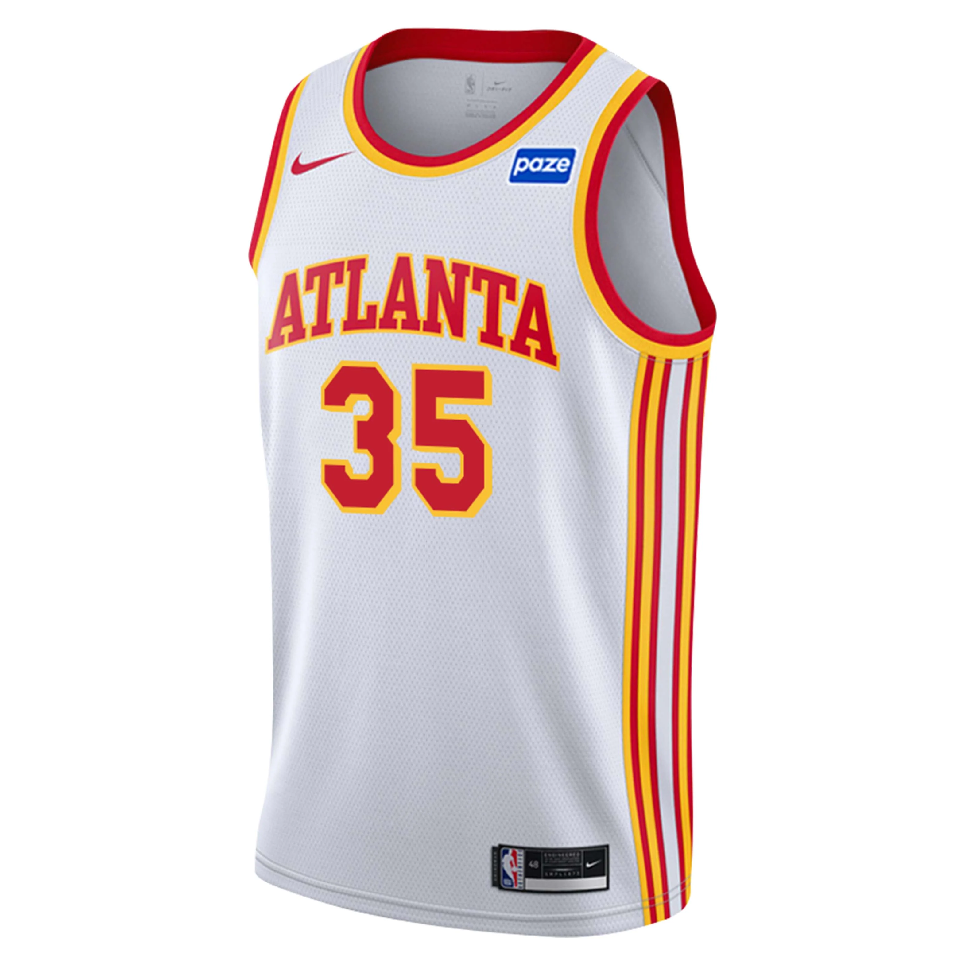 Christian Koloko Atlanta Hawks Nike Association Edition Swingman Jersey