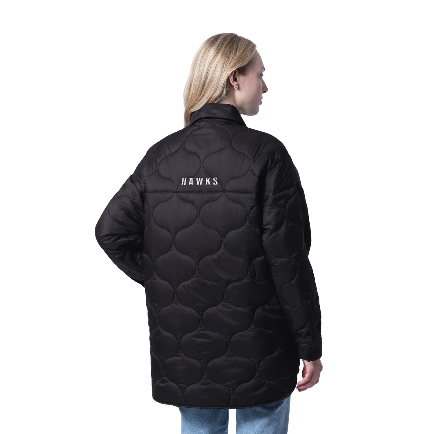 Women's GIII Hawks Mediator Shirt Jacket 2 Women's GIII Hawks Mediator Shirt Jacket