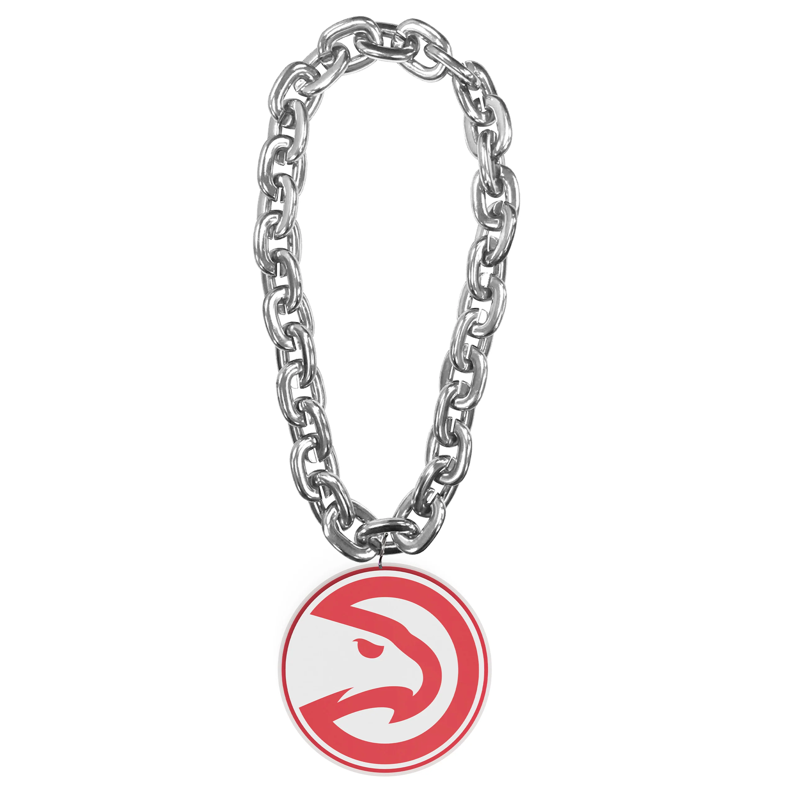 Hawks Silver Primary Logo Fan Chain 1 Hawks Silver Primary Logo Fan Chain