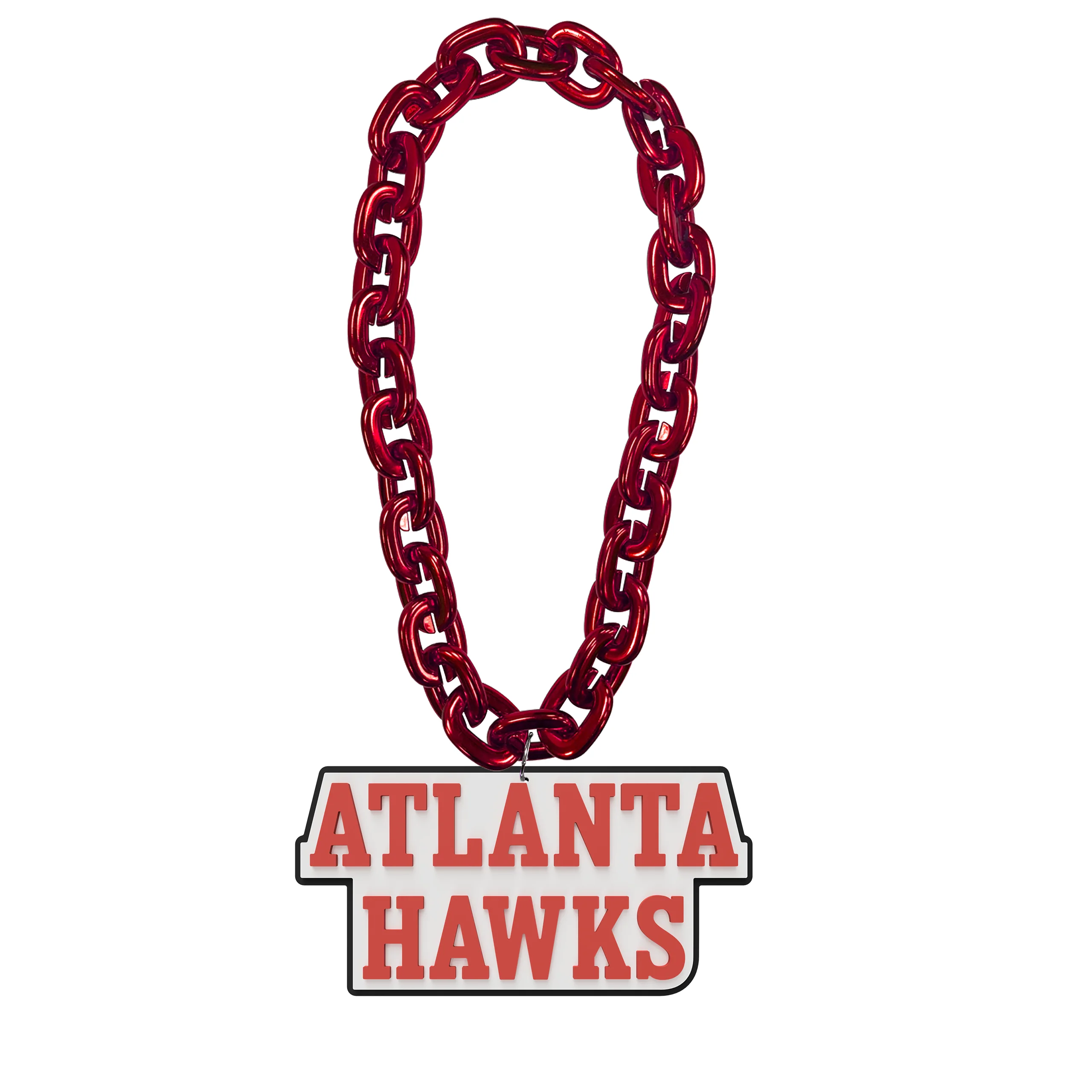 Hawks Red Wordmark Fan Chain 1 Hawks Red Wordmark Fan Chain