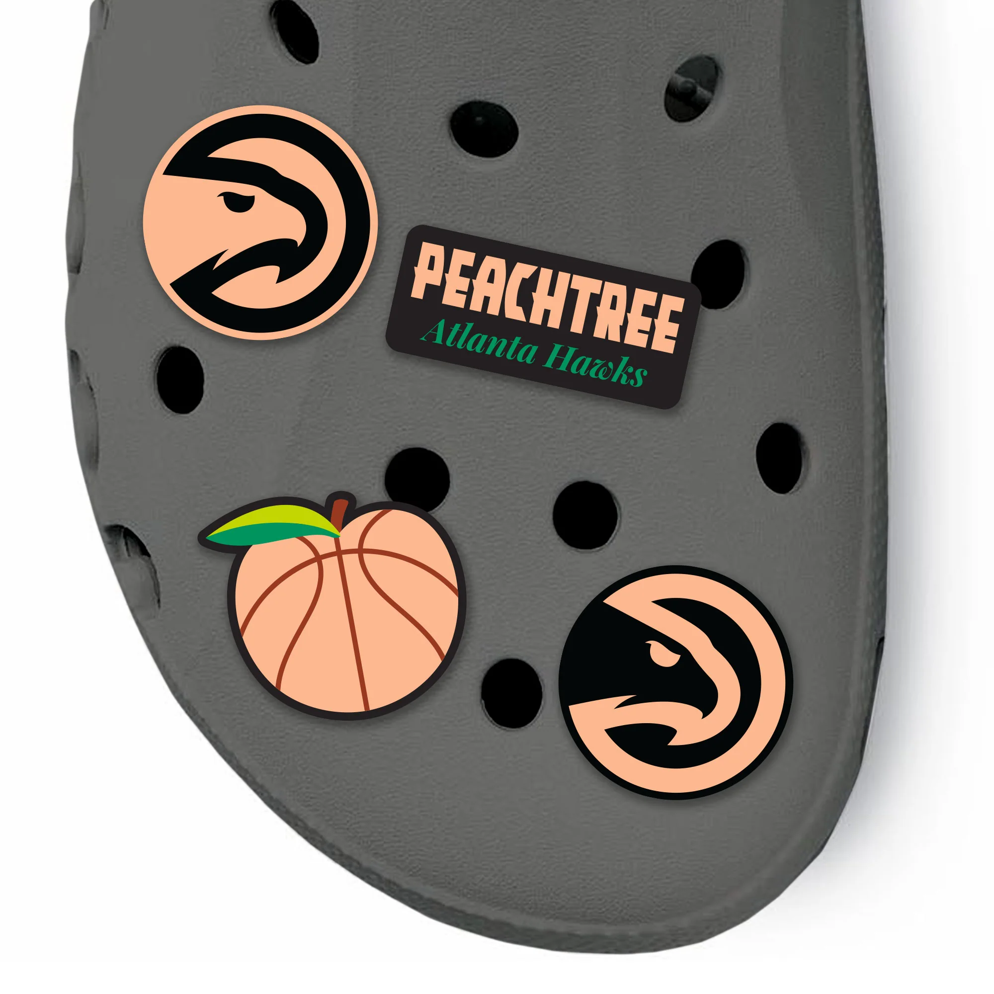 Peachtree City Edition 4-Pack Shoe Charms 1 Peachtree City Edition 4-Pack Shoe Charms