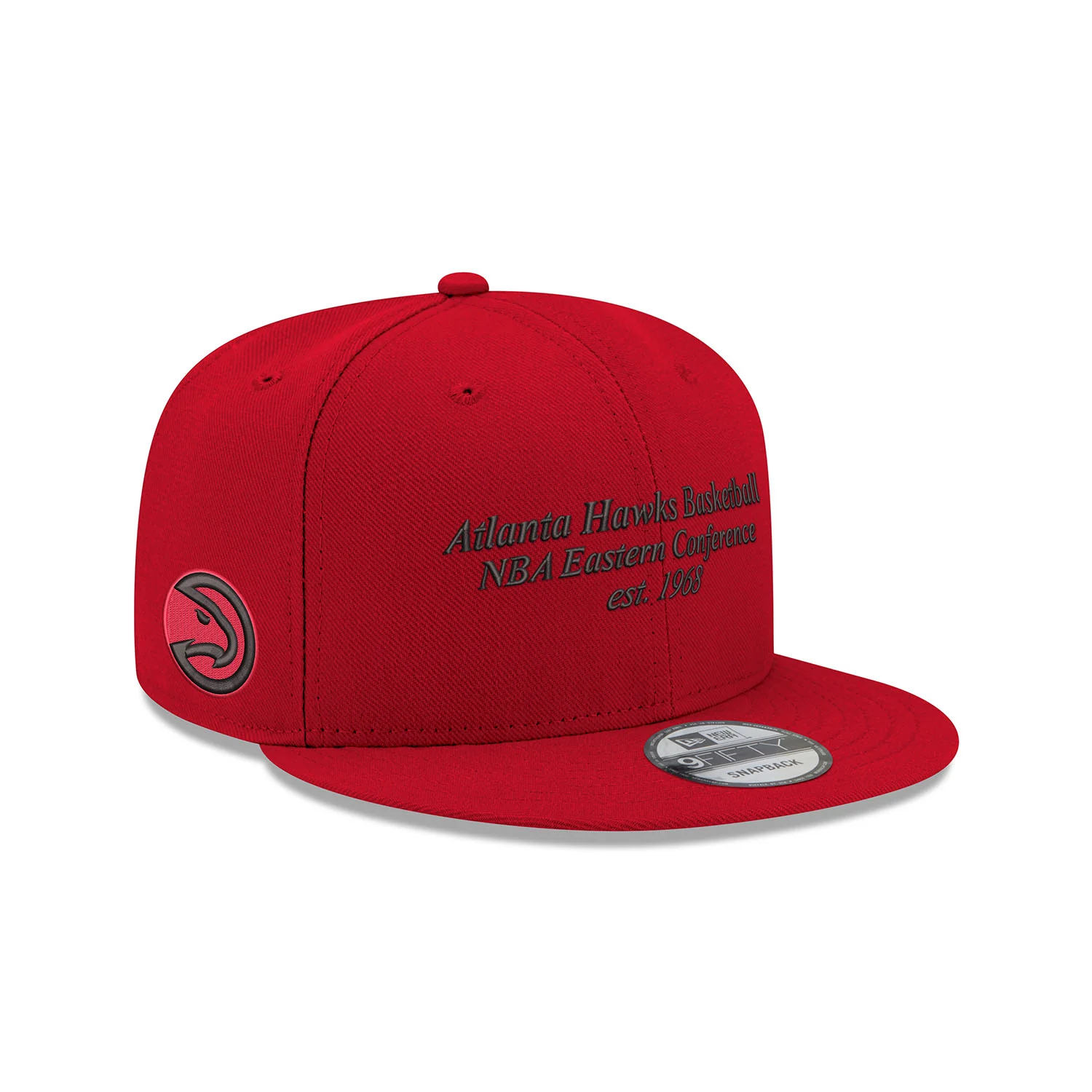 New Era Hawks Red Conference Wordmark Snapback 2 New Era Hawks Red Conference Wordmark Snapback