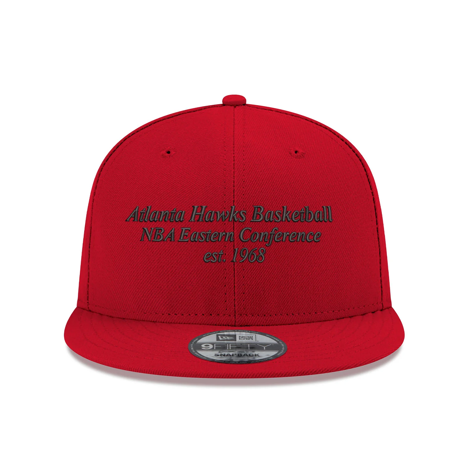 New Era Hawks Red Conference Wordmark Snapback 3 New Era Hawks Red Conference Wordmark Snapback