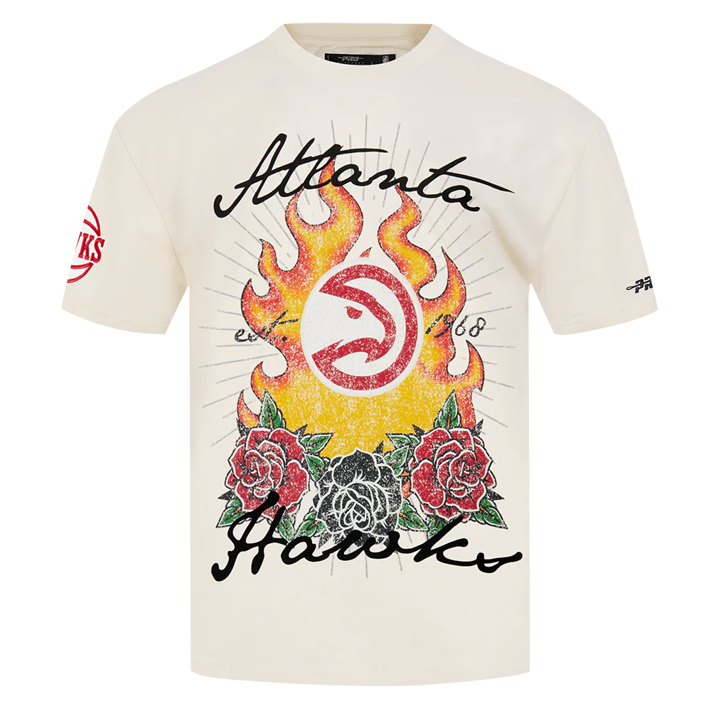 Pro Standard Hawks Fire And Roses Tee