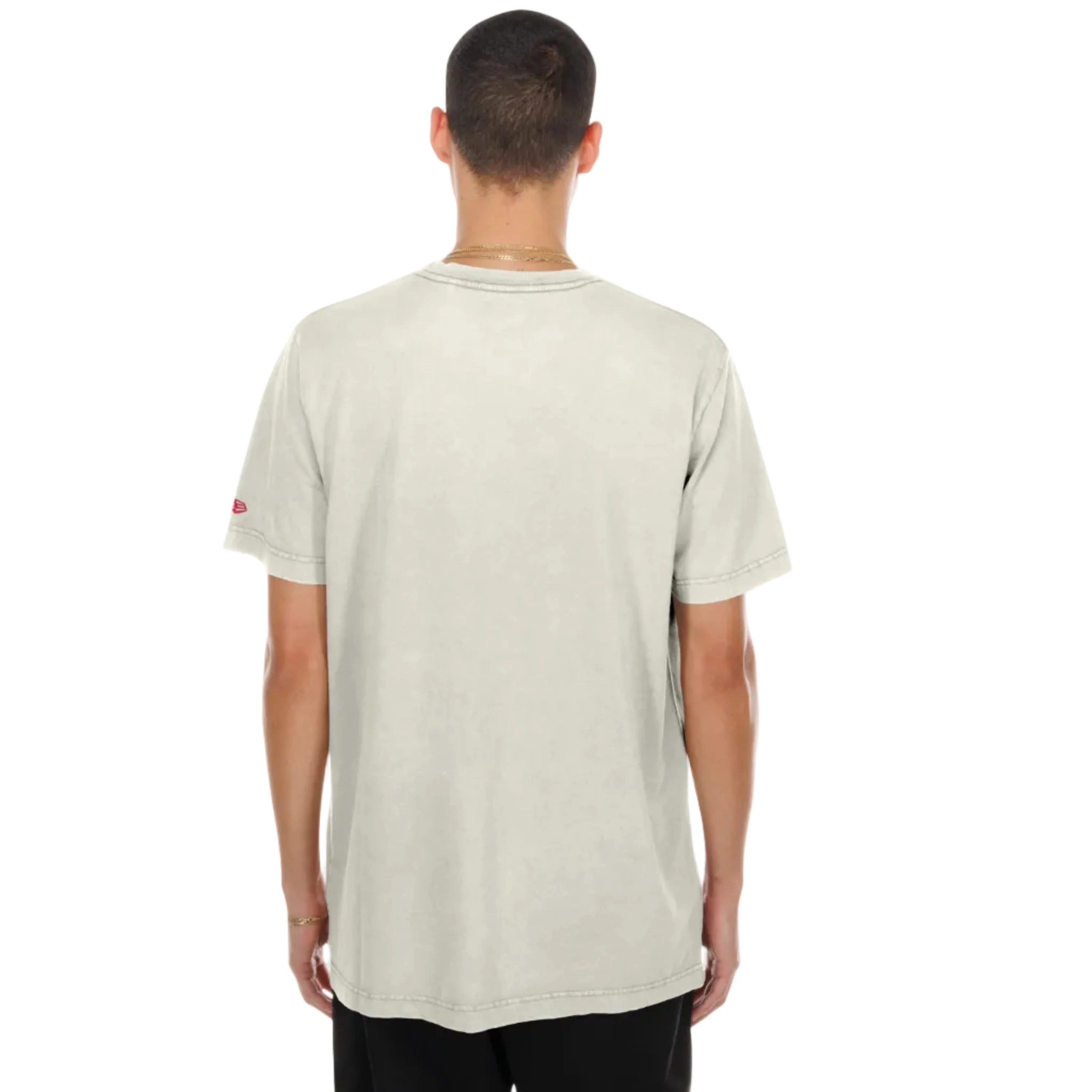 New Era Hawks Off White Graphic Tee 3 New Era Hawks Off White Graphic Tee