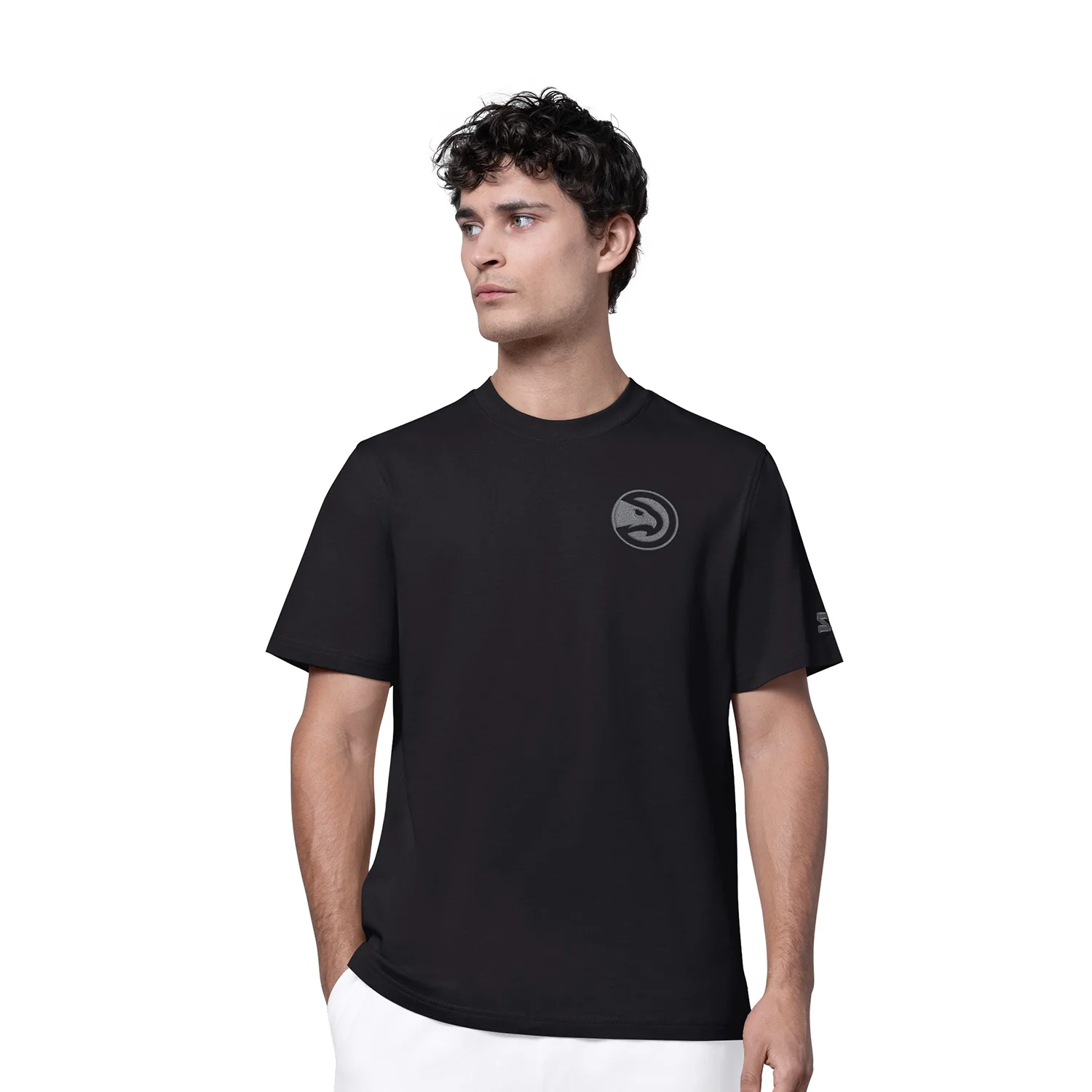 Starter/GIII Hawks Property Tonal Tee