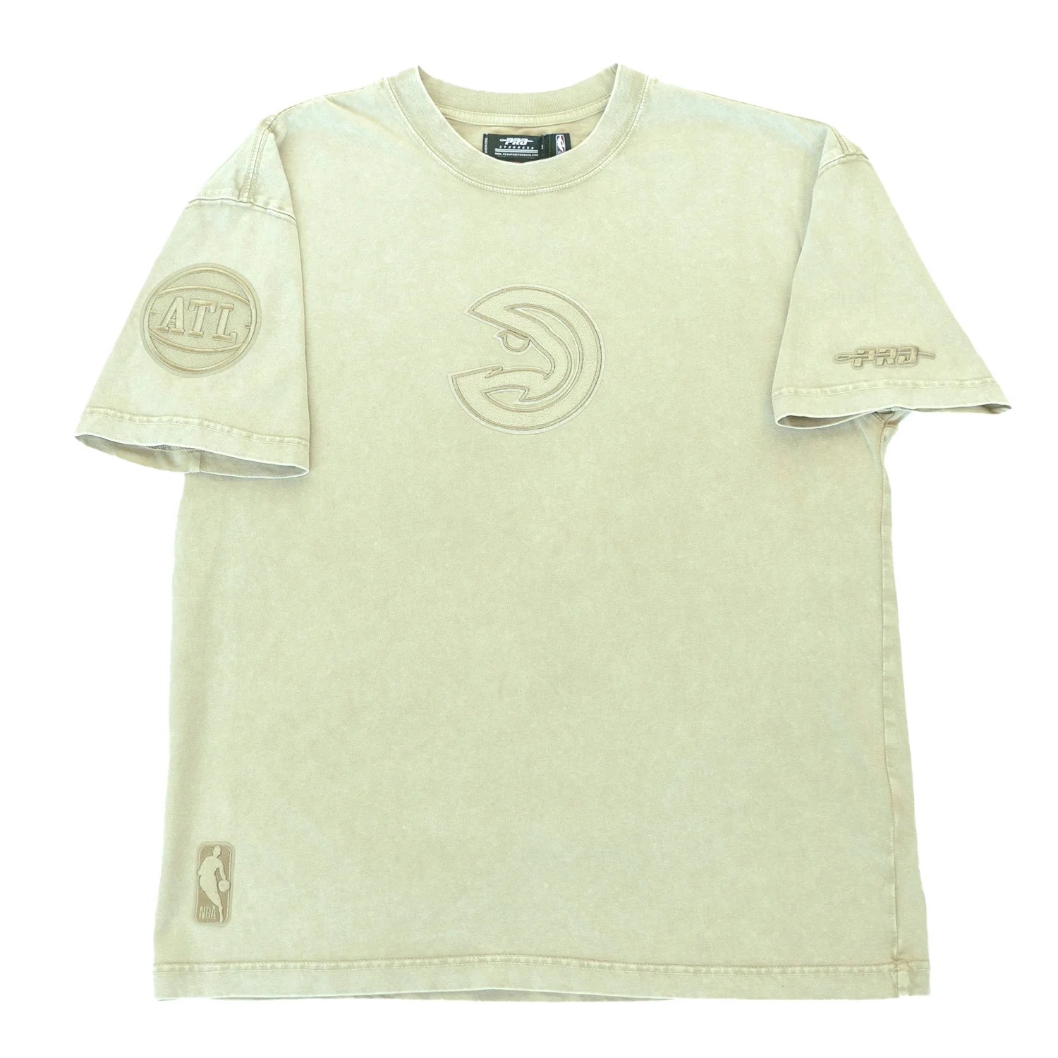 Pro Standard Hawks Washed Cream Tee 1 Pro Standard Hawks Washed Cream Tee