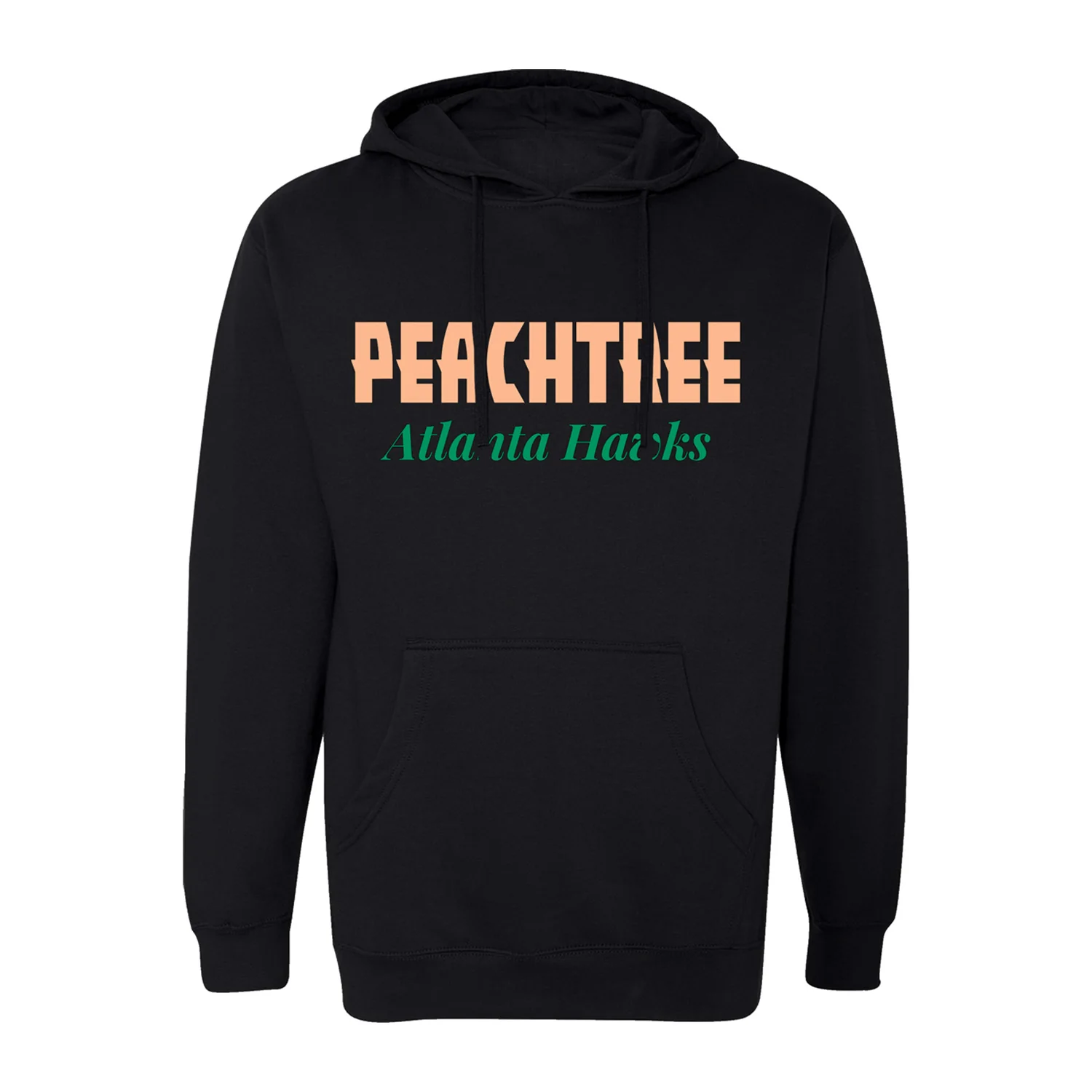 Peachtree CE Black Stacked Wordmark Hoodie 1 Peachtree CE Black Stacked Wordmark Hoodie