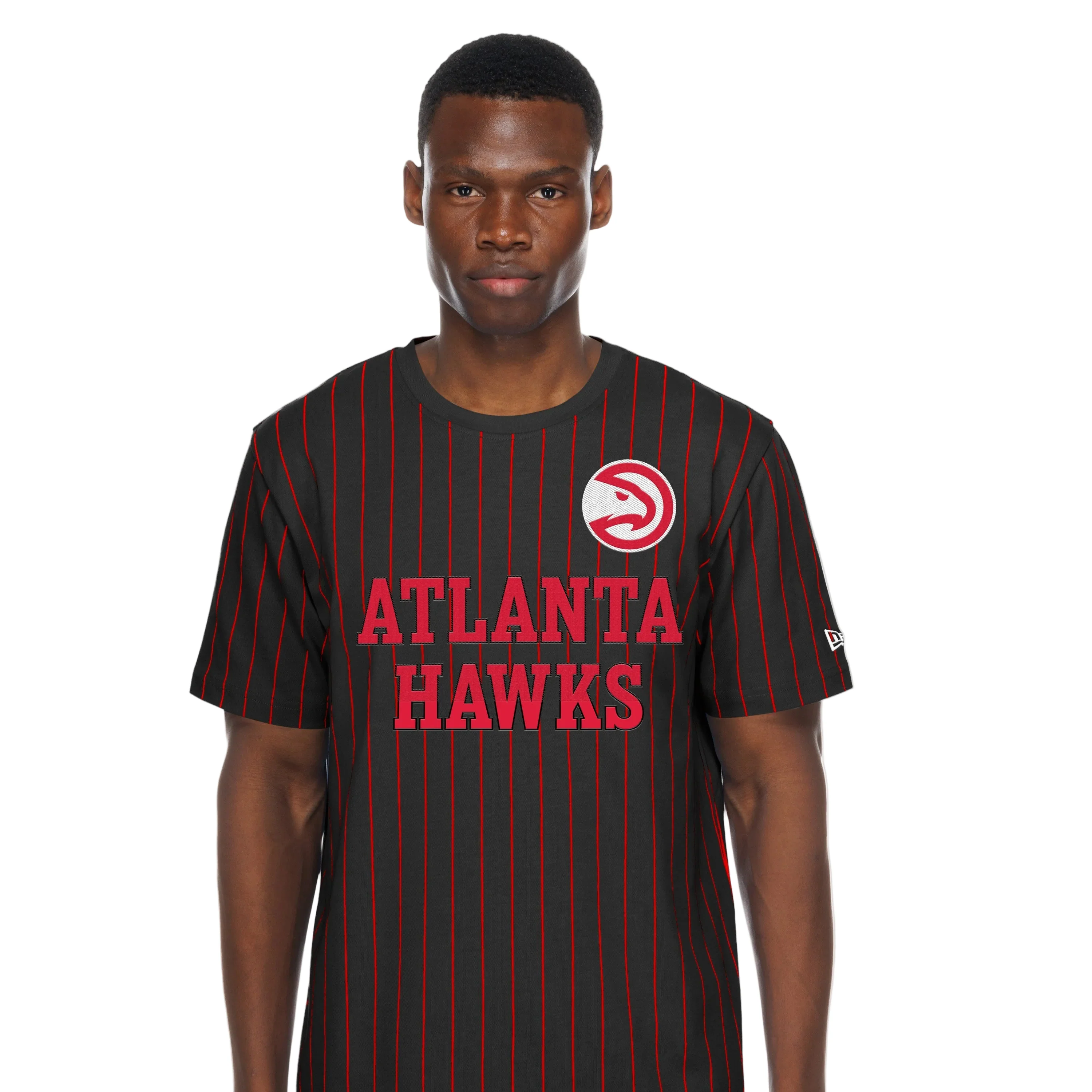New Era Hawks Evo Throwback Striped Tee