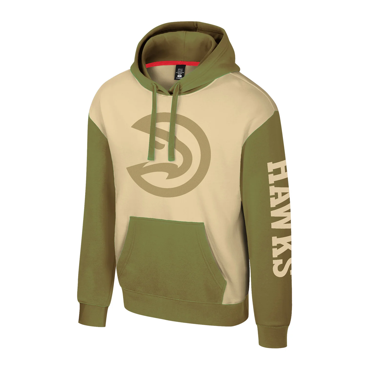 Stadium Essentials Hawks Wheat Olive Rafters Burst Hoodie