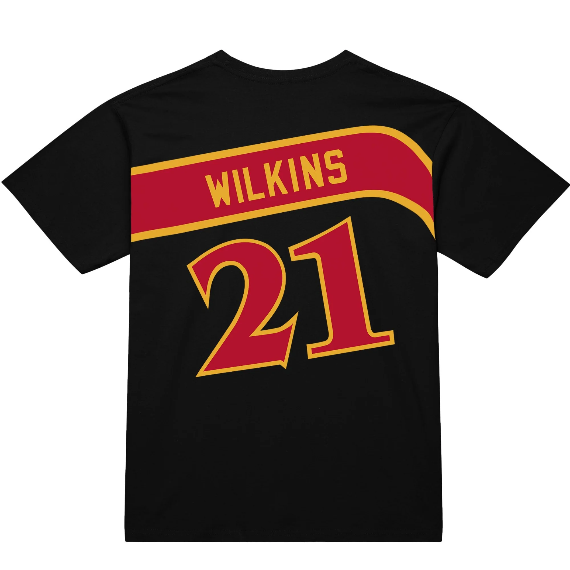 Mitchell & Ness Hawks Wilkins Black Tee 2 Mitchell & Ness Hawks Wilkins Black Tee