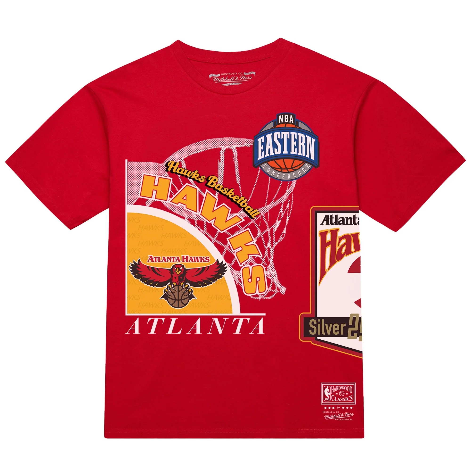 Mitchell & Ness Hawks Logo Blast Tee