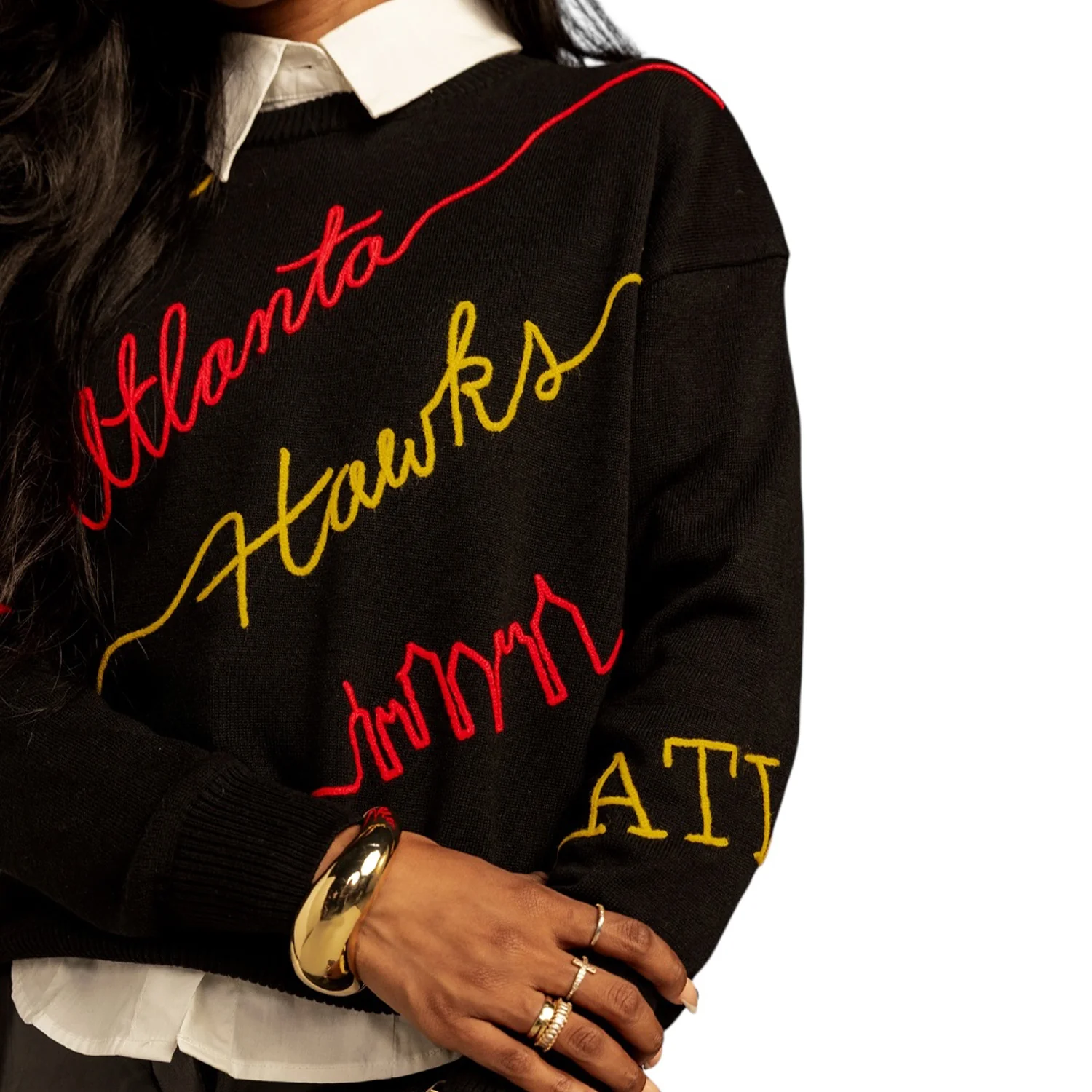 Women's Hawks Statement Love Letter Sweater 3 Women's Hawks Statement Love Letter Sweater