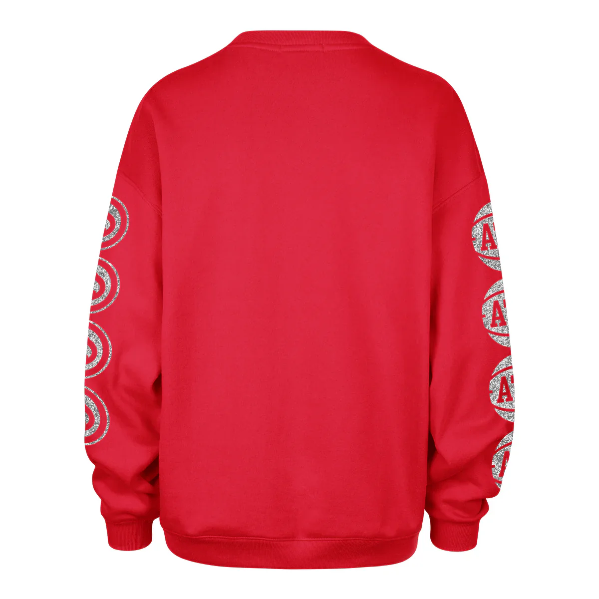 Women's 47 Brand Hawks Go Big Oversized Crewneck 2 Women's 47 Brand Hawks Go Big Oversized Crewneck