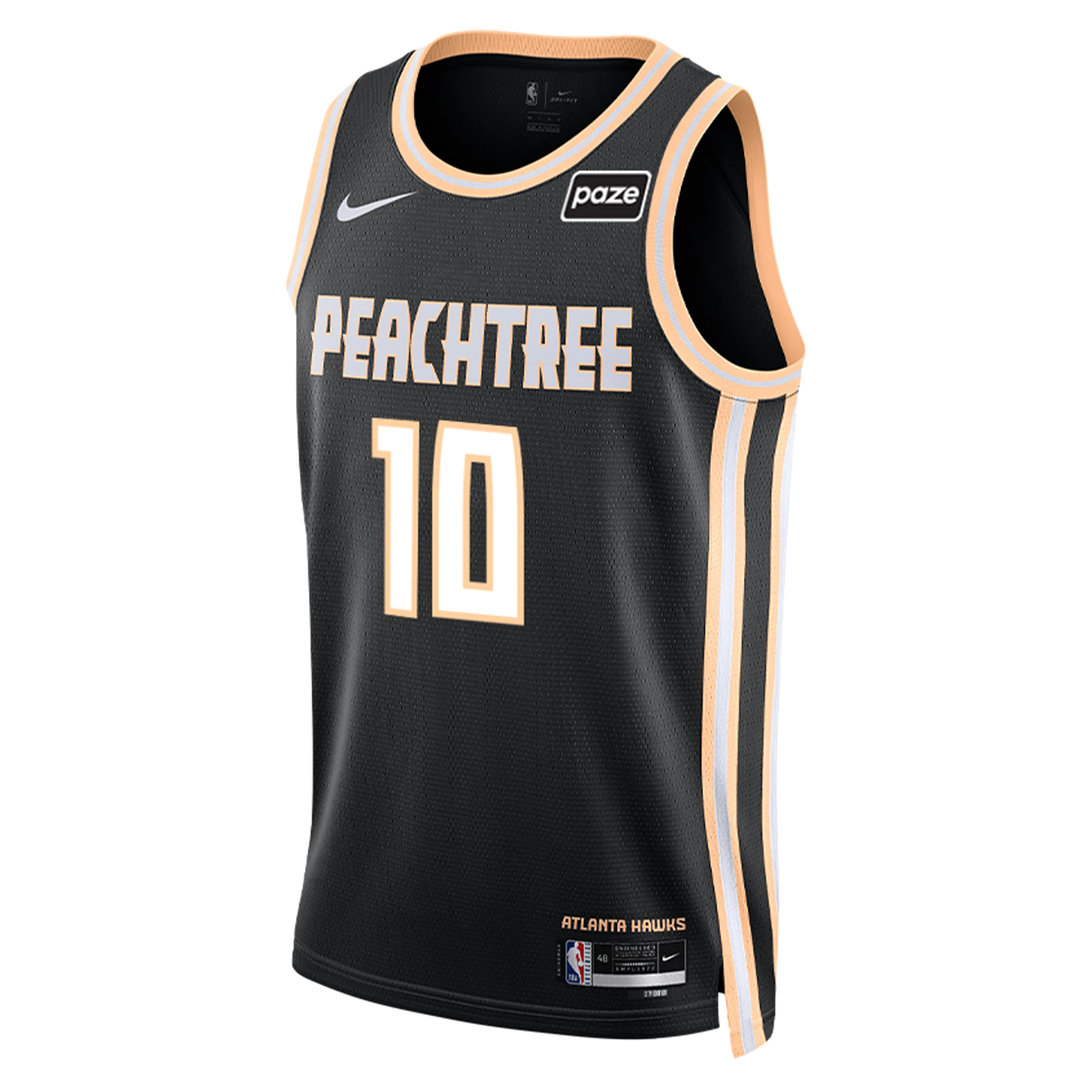 Zaccharie Risacher 25-26 Nike Peachtree City Edition Swingman Jersey