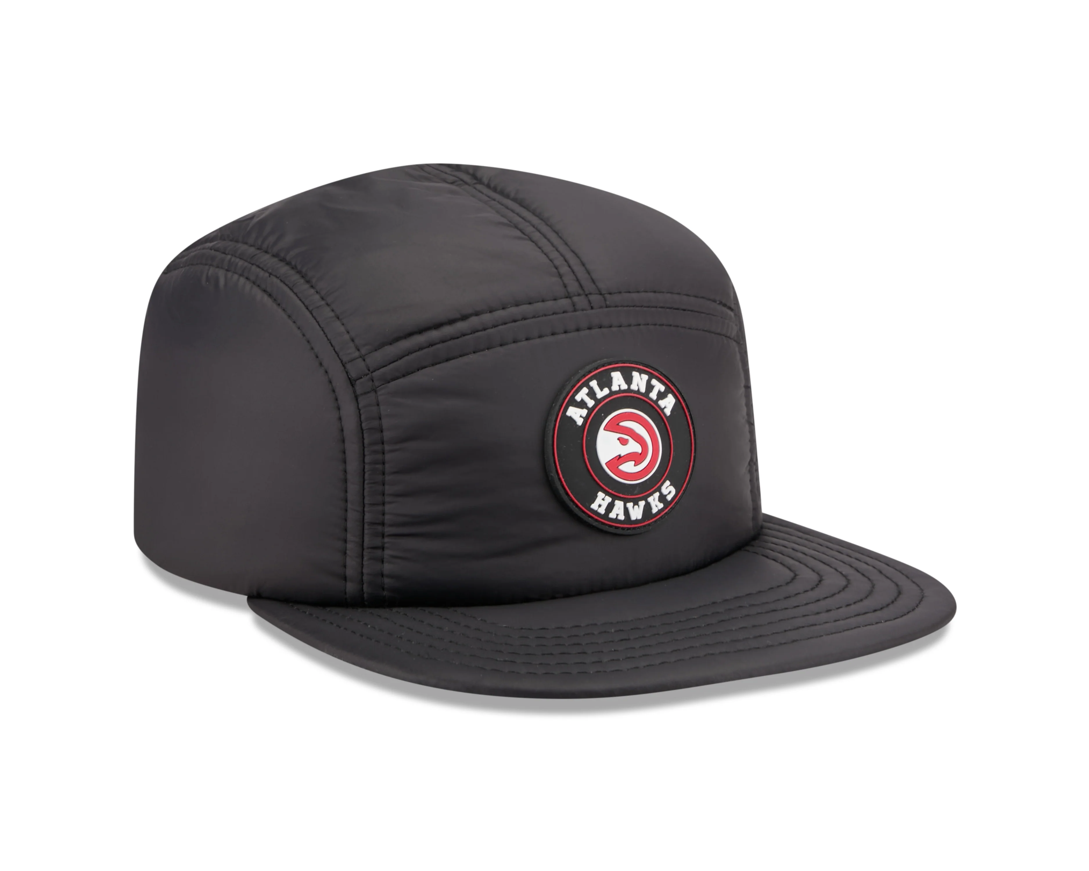 New Era Hawks Black Quilted Camper Hat 2 New Era Hawks Black Quilted Camper Hat