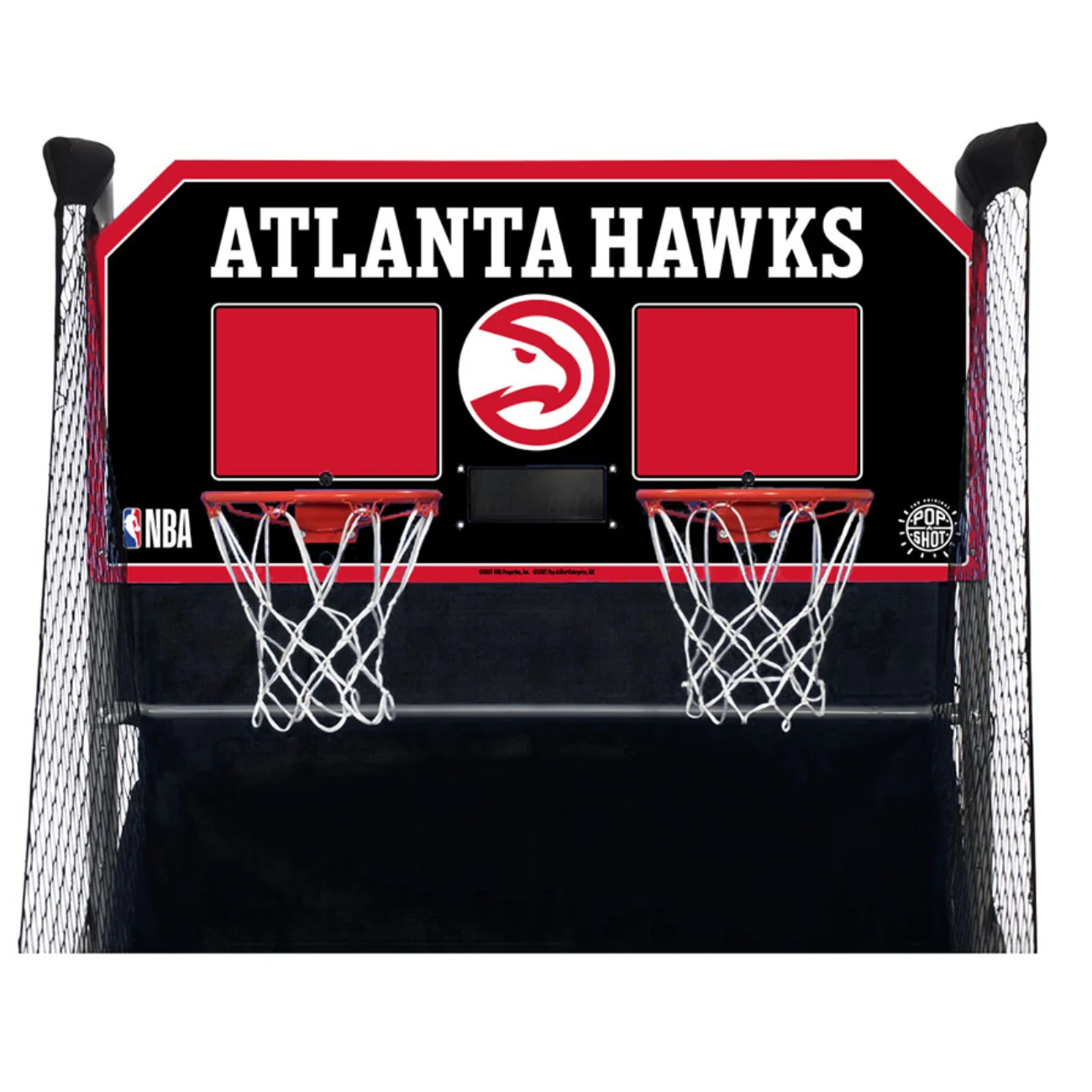 Pop-A-Shot Hawks Dual Shot Arcade Basketball Game 2 Pop-A-Shot Hawks Dual Shot Arcade Basketball Game